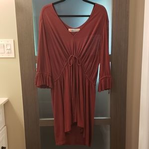 🤎 Free People Beach Tie Waist Dress